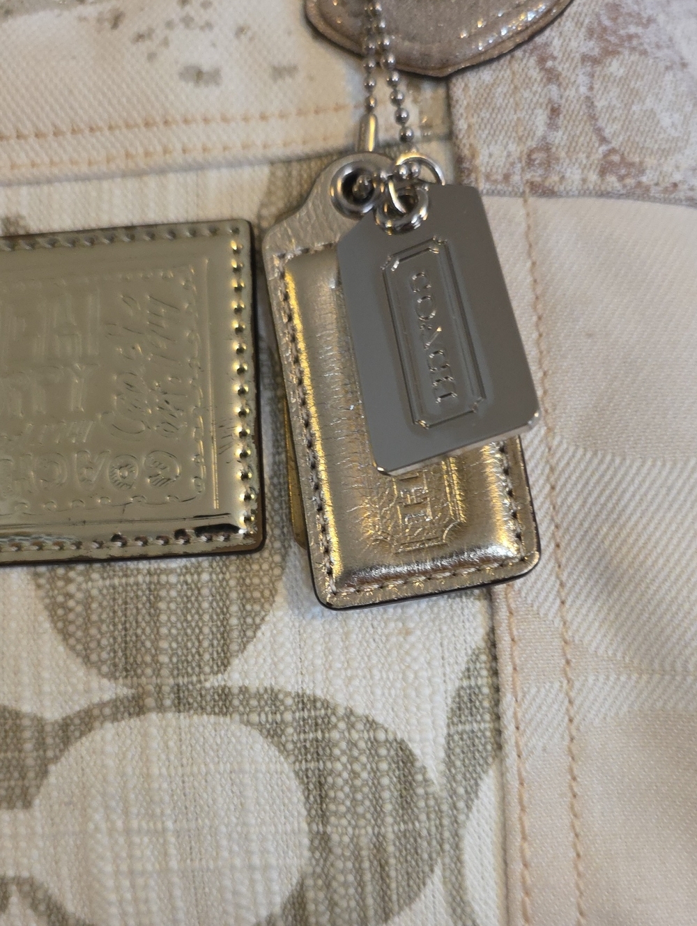 Coach Metallic Poppy Rocker Bag - Picture 3 of 10